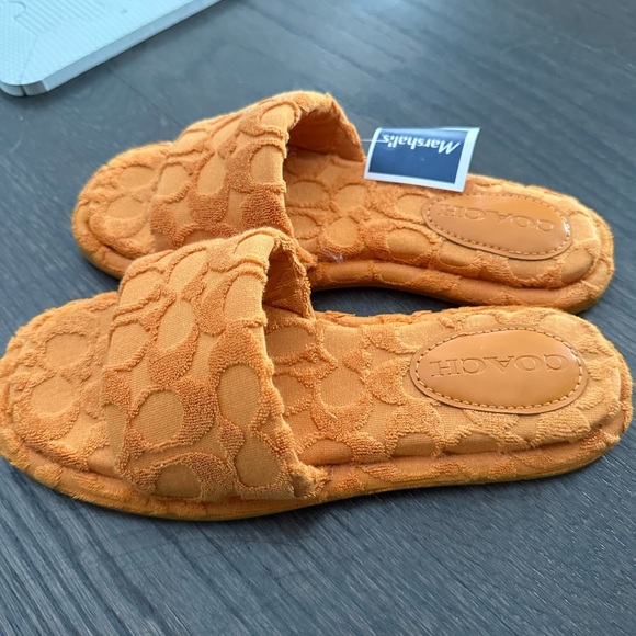 BNWT COACH Bridgett Sandal In Signature Terry Cloth! SIZE 7.5! - Picture 6 of 11